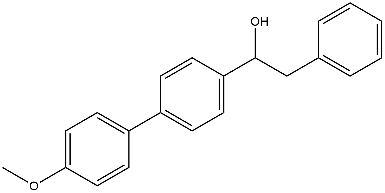 4'-Methoxy-α-(phenylmethyl)[1,1'-biphenyl]-4-methanol Structure