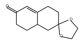 Spiro[1,3-dioxolane-2,2'(6'H)-naphthalen]-6'-one, 1',3',4',7',8',8'a-hexahydro- Structure