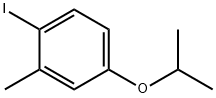 Benzene, 1-iodo-2-methyl-4-(1-methylethoxy)- Structure