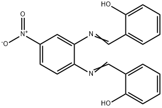 4-Nitro-N,N'-bis(salicylidene)-1,2-phenylenediamine Structure