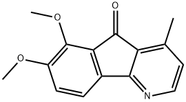 5H-Indeno[1,2-b]pyridin-5-one, 6,7-dimethoxy-4-methyl- Structure