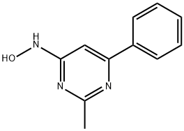 4-Pyrimidinamine, N-hydroxy-2-methyl-6-phenyl- 구조식 이미지