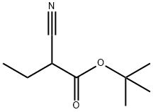 Butanoic acid, 2-cyano-, 1,1-dimethylethyl ester Structure