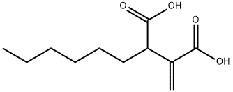 Butanedioic acid, 2-hexyl-3-methylene- Structure