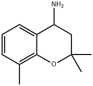 2H-1-Benzopyran-4-amine, 3,4-dihydro-2,2,8-trimethyl- 구조식 이미지