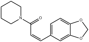Piperidine, 1-[(2Z)-3-(1,3-benzodioxol-5-yl)-1-oxo-2-propenyl]- (9CI) Structure