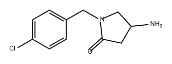 2-Pyrrolidinone, 4-amino-1-[(4-chlorophenyl)methyl]- Structure