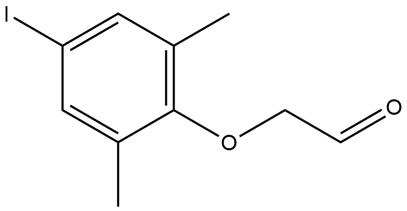 2-(4-Iodo-2,6-dimethylphenoxy)acetaldehyde Structure