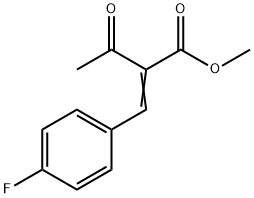 Butanoic acid, 2-[(4-fluorophenyl)methylene]-3-oxo-, methyl ester Structure