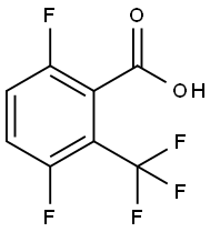 3,6-Difluoro-2-(trifluoromethyl)benzoic acid Structure