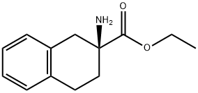 (S)-ethyl2-amino-1,2,3,4-tetrahydronaphthalene-2-carboxylate Structure