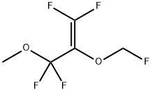 1-Propene, 1,1,3,3-tetrafluoro-2-(fluoromethoxy)-3-methoxy- 구조식 이미지