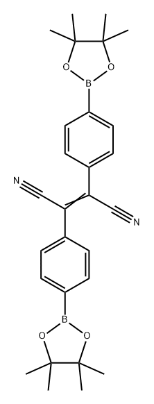 2-Butenedinitrile, 2,3-bis[4-(4,4,5,5-tetramethyl-1,3,2-dioxaborolan-2-yl)phenyl]- Structure