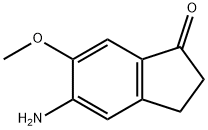 1H-Inden-1-one, 5-amino-2,3-dihydro-6-methoxy- Structure