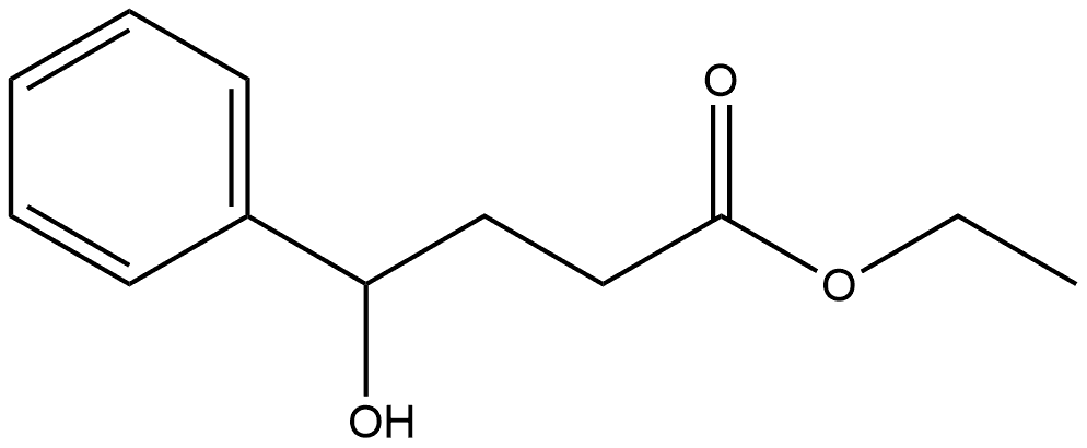 ethyl 4-hydroxy-4-phenylbutanoate Structure