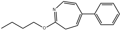 3H-Azepine, 2-butoxy-5-phenyl- Structure