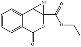 2-Benzopyrano[3,4-b]azirine-1a(1H)-carboxylic acid, 3,7b-dihydro-3-oxo-, ethyl ester Structure