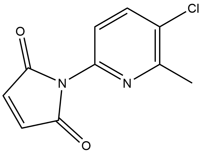 1-(5-Chloro-6-methyl-2-pyridinyl)-1H-pyrrole-2,5-dione Structure