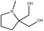2,2-Pyrrolidinedimethanol, 1-methyl- 구조식 이미지