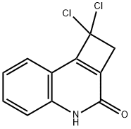 1,1-Dichloro-1,2-dihydrocyclobuta[c]quinolin-3(4H)-one Structure