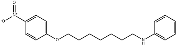 Benzenamine, N-[7-(4-nitrophenoxy)heptyl]- Structure