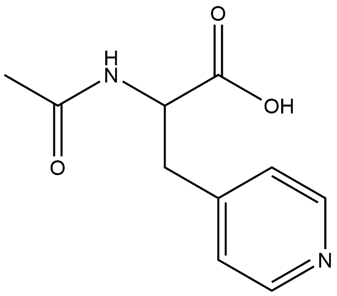 N-Ac-b-(4-Pyridyl)-RS-Alanine 구조식 이미지