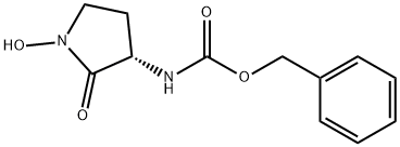 Carbamic acid, (1-hydroxy-2-oxo-3-pyrrolidinyl)-, phenylmethyl ester, (S)- (9CI) Structure