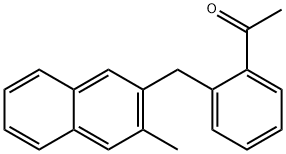 1-(2-((3-Methylnaphthalen-2-yl)methyl)phenyl)ethanone Structure