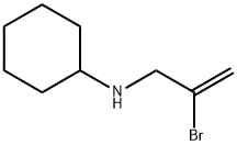 Cyclohexanamine, N-(2-bromo-2-propen-1-yl)- 구조식 이미지