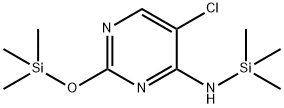 5-Chloro-N-(trimethylsilyl)-2-((trimethylsilyl)oxy)pyrimidin-4-amine Structure