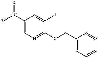 2-(benzyloxy)-3-iodo-5-nitropyridine Structure