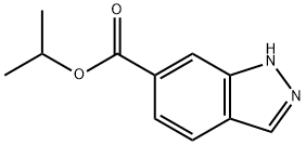 Isopropyl 1H-indazole-6-carboxylate Structure