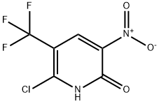 2(1H)-Pyridinone, 6-chloro-3-nitro-5-(trifluoromethyl)- 구조식 이미지