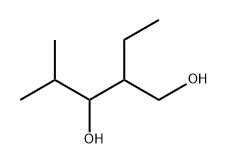 1,3-Pentanediol, 2-ethyl-4-methyl- Structure