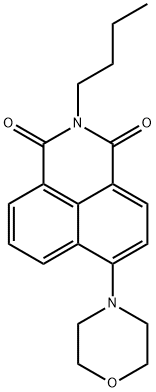 4-morpholinonaphthalic-1,8-N-n-butylimide Structure