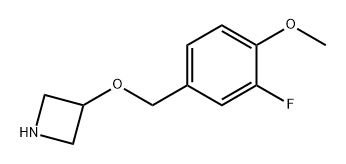 3-((3-Fluoro-4-methoxybenzyl)oxy)azetidine Structure