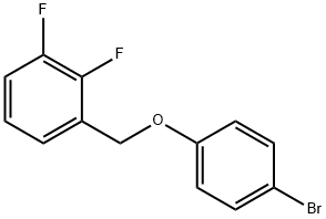 1-((4-Bromophenoxy)methyl)-2,3-difluorobenzene Structure