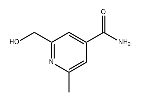 4-Pyridinecarboxamide, 2-(hydroxymethyl)-6-methyl- 구조식 이미지