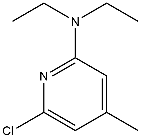 6-Chloro-N,N-diethyl-4-methyl-2-pyridinamine Structure