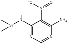 5-Nitro-N4-(trimethylsilyl)pyrimidine-4,6-diamine Structure