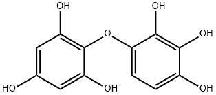 1,2,3-Benzenetriol, 4-(2,4,6-trihydroxyphenoxy)- 구조식 이미지