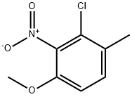 Benzene, 2-chloro-4-methoxy-1-methyl-3-nitro- Structure