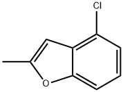 Benzofuran, 4-chloro-2-methyl- Structure