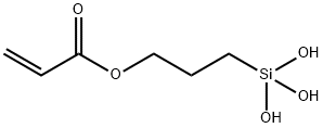 2-Propenoic acid, 3-(trihydroxysilyl)propyl ester Structure