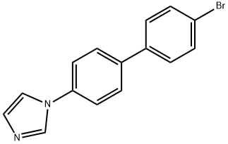 1H-Imidazole, 1-(4'-bromo[1,1'-biphenyl]-4-yl)- Structure