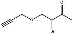 2-Butanone, 3-bromo-4-(2-propyn-1-yloxy)- 구조식 이미지