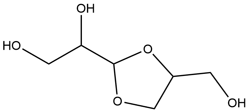 1,3-Dioxolane-2,4-dimethanol, α2-(hydroxymethyl)- Structure