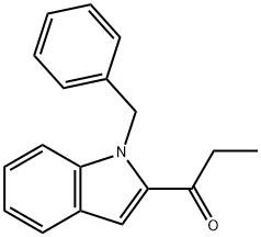 1-(1-Benzyl-1H-indol-2-yl)propan-1-one Structure