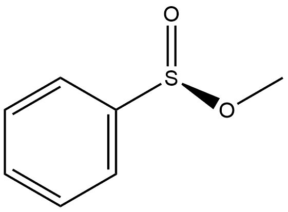 Benzenesulfinic acid, methyl ester, [S(S)]- 구조식 이미지