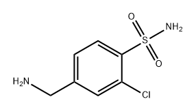 Benzenesulfonamide, 4-(aminomethyl)-2-chloro- 구조식 이미지